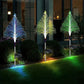 🔥Weihnachtsaktion 49% Rabatt - 🎄7 farbwechselnde Solar-Weihnachtsbäume Lichter🎄